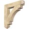 Ekena Millwork Merced Arts & Crafts Rough Sawn Bracket, Douglas Fir, 4"W x 24"D x 24"H BKT04X24X24MRC03RDF - alternate 1